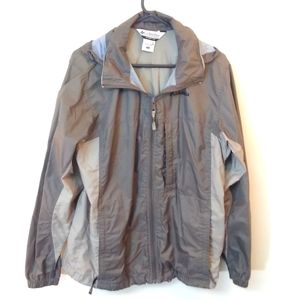 Columbia Men's M Lightweight Rain Coat Brown Tan